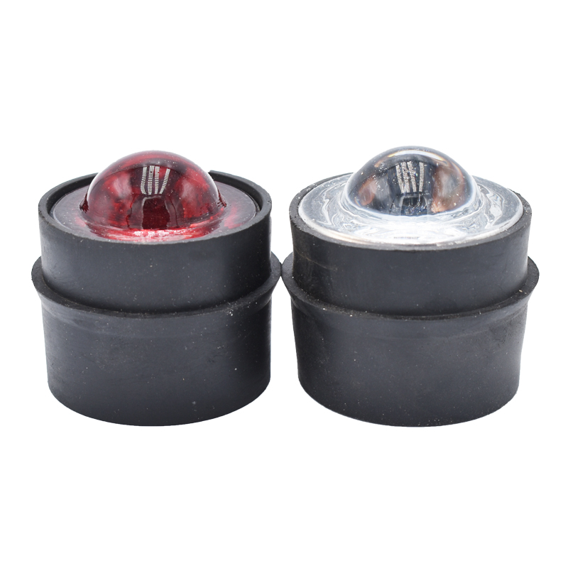 Glass Solar Powered LED Road Stud Single Sides For Road Construction