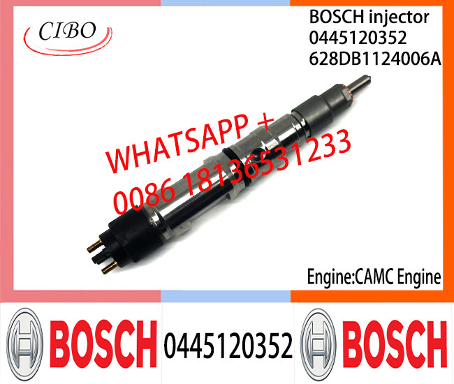 BOSCH 0445120352 Neutral Diesel Fuel Injector Assembly 0445120352 628DB1124006A For CAMC Engine