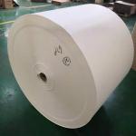 Production supply 85-120gsm brown white PE Coated Paper Roll With Folding