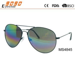 Wholesale New arrival and hot sale of metal sunglasses, UV 400 Protection Lens, from china suppliers