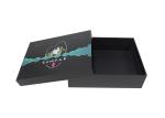 Luxprinters Lift Off Lid Box , Matt Lamination Black Kraft Gift Box