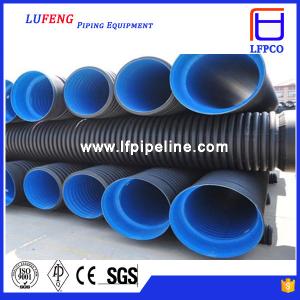Wholesale High Grade Double-wall Corrugated HDPE Pipe for Sewage Plant from china suppliers