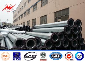 Wholesale Q235 Electric Pole Steel Electric Power Poles with Cross Arm For Power Accessories from china suppliers