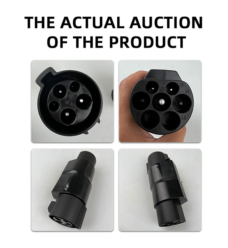 IP55 Level of Protection E-Mingze EV Charger AC Adapter J1772 to GB/T Car Plug Adaptor Type 2 to GBT Adapter EV Charging Connector Adaptor