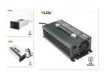 Black Sealed Lead Acid Battery Charger 48V 30A Max 58.8V CC CV CE RoHS Certified