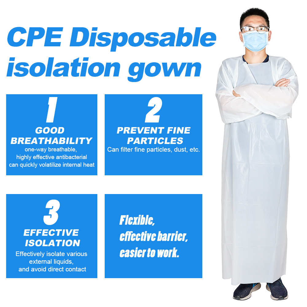 Hospital Surgical Level 3 Anti Blood Disposable Isolation Gown