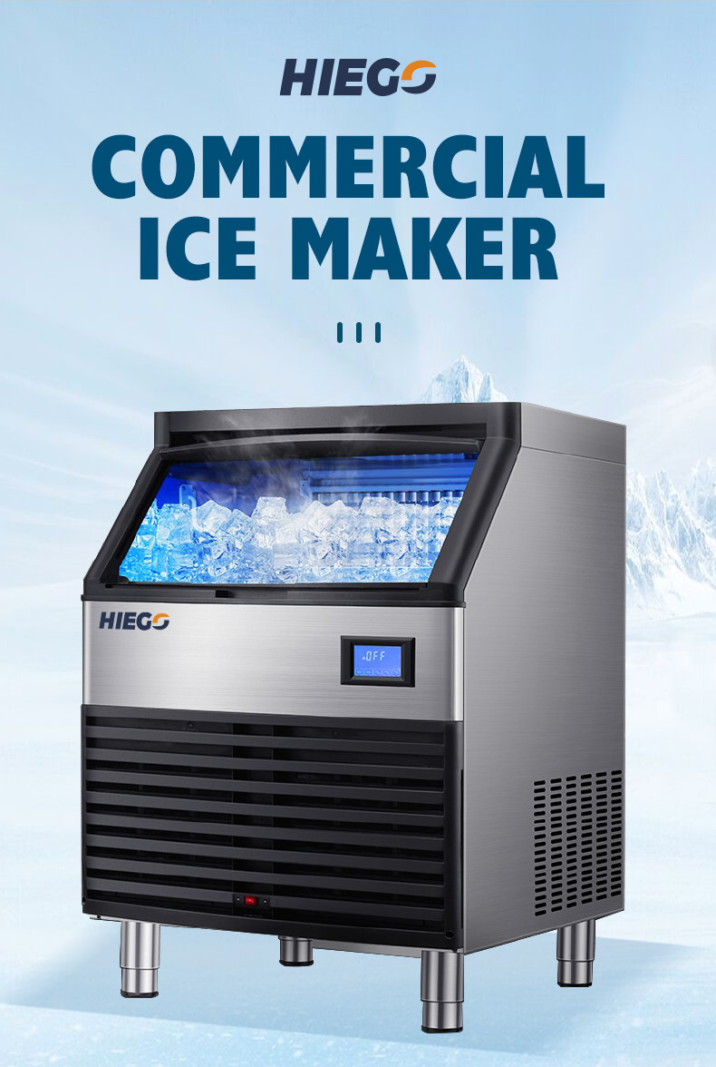 120KG 24H Commercial Ice Machines Making Maker Used Cube ice Maker