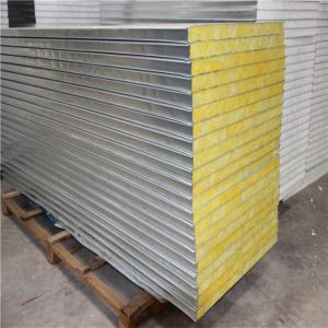 Wholesale 1150-50-0.426mm glass wool wall sandwich panel with fireproof and sound insulation from china suppliers