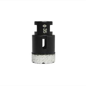 Wholesale 35mm Vacuum Brazed Tile Hole Drill Bits Diamond Hole Saws from china suppliers