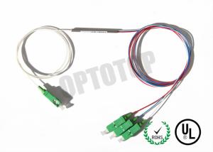 Wholesale SC / APC 0.9 mm Single Mode Fiber Coupler 1310 1550 nm Custom Length from china suppliers