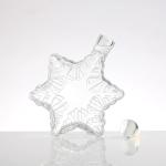 Girls' Super Flint Glass Star Shaped Liquor Bottle with Aluminum Plastic PP