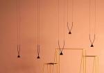 Modern Indoor Dining Room Black Chandelier Restaurant Showroom Ceiling LED
