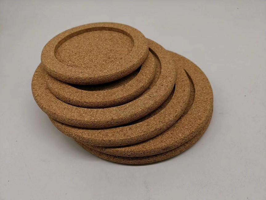 Factory Wholesale Price 25*25cm Cork Base for Ceramic Tile, Coaster and Trivet