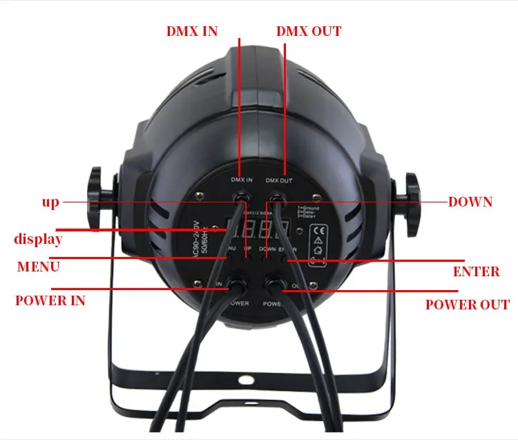 RGBW 4in1 Stage Light DMX512 Par LED Light 1810 For Wedding Stage Party Led Par