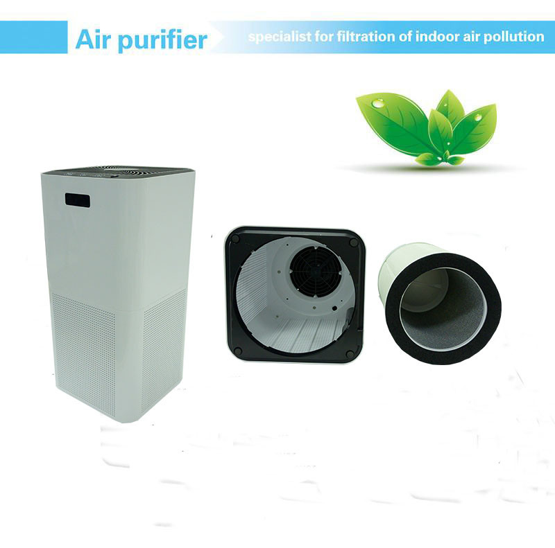 DC Motor 0.3um Filter 30m2 230m3/h Ioniser Air Purifier