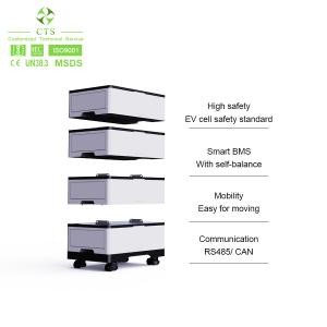 Wholesale lifepo4 battery 48v 100ah stackable lifepo4 battery energy storage battery from china suppliers