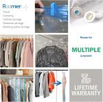 Travel Hanger Space Saver Bags Vacuum Storage, with Sizes Medium to Large,
