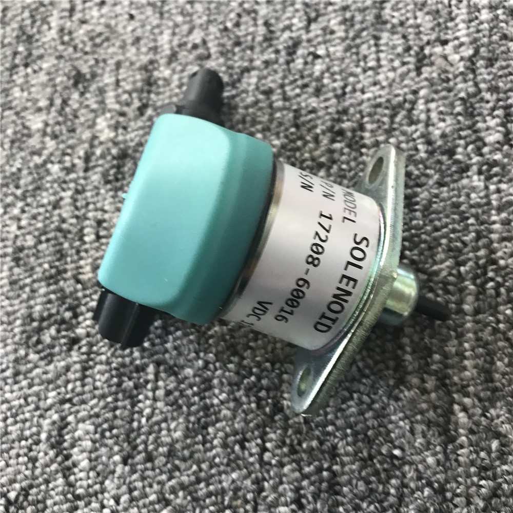 Engine Flight Off Switch Solenoid Valve 17208-60016 Kubota PC56-7/XG75C/XG75D