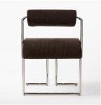 Elegant Stainless Steel Dining Chair Book Chair Creative Backrest Leisure