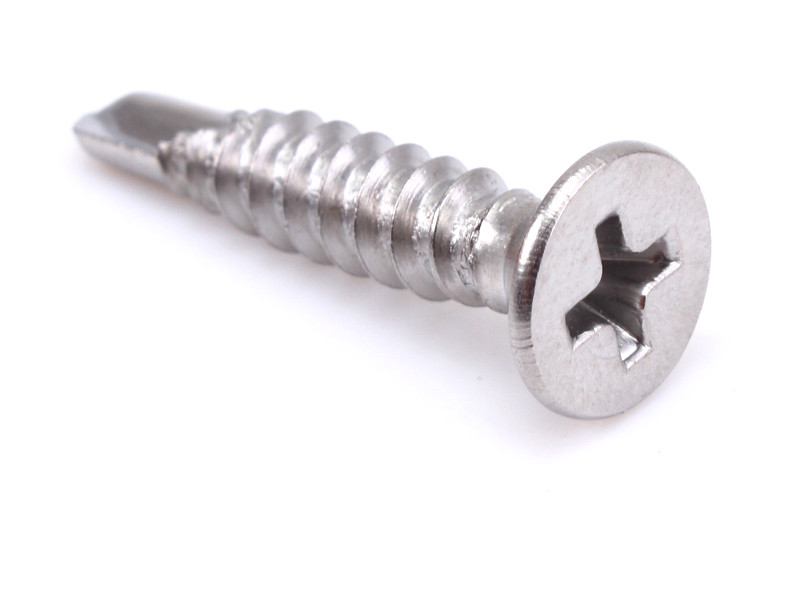 410 Stainless Steel Phillips Drive Countersunk Head Drilling Tapping Screws