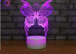 Butterfly Lamps for Girls Bedroom Baby Night Light Butterfly 7 Colors Change
