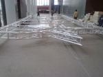 Silver 50x3mm Tube 5M Diameter Aluminum Stage Lighting Truss System Can Be