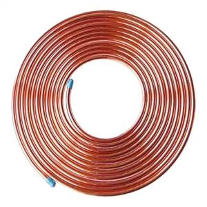 Wholesale Refrigeration 1000mm Copper Pipe Tube Coil 3/8 1/4 Inch Air Conditioner Copper Tube from china suppliers
