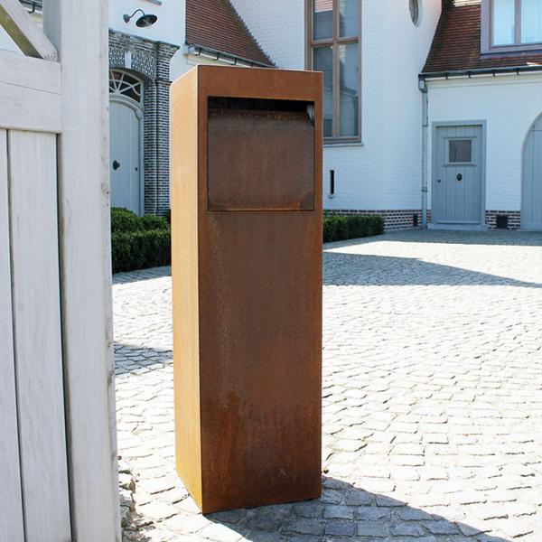 Weather-Resistant Apartment Complex Mailboxes Rustic Look Outdoor Decorations