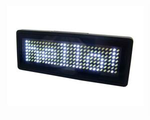 Wholesale Moving LED Name Display Badge Pink color B729TPW from china suppliers