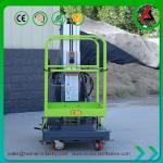 Vertical Aluminum Mast Lift Table Hydraulic Single Man Electric Lift