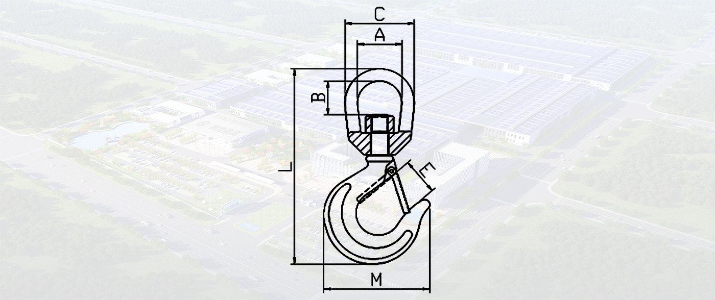 SLR383-SPECIAL 322C SWIVEL HOOK