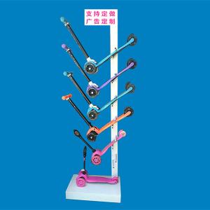 Wholesale Length 650mm Width 400mm Scooter Storage Rack , Freestanding Skateboard Rack White from china suppliers