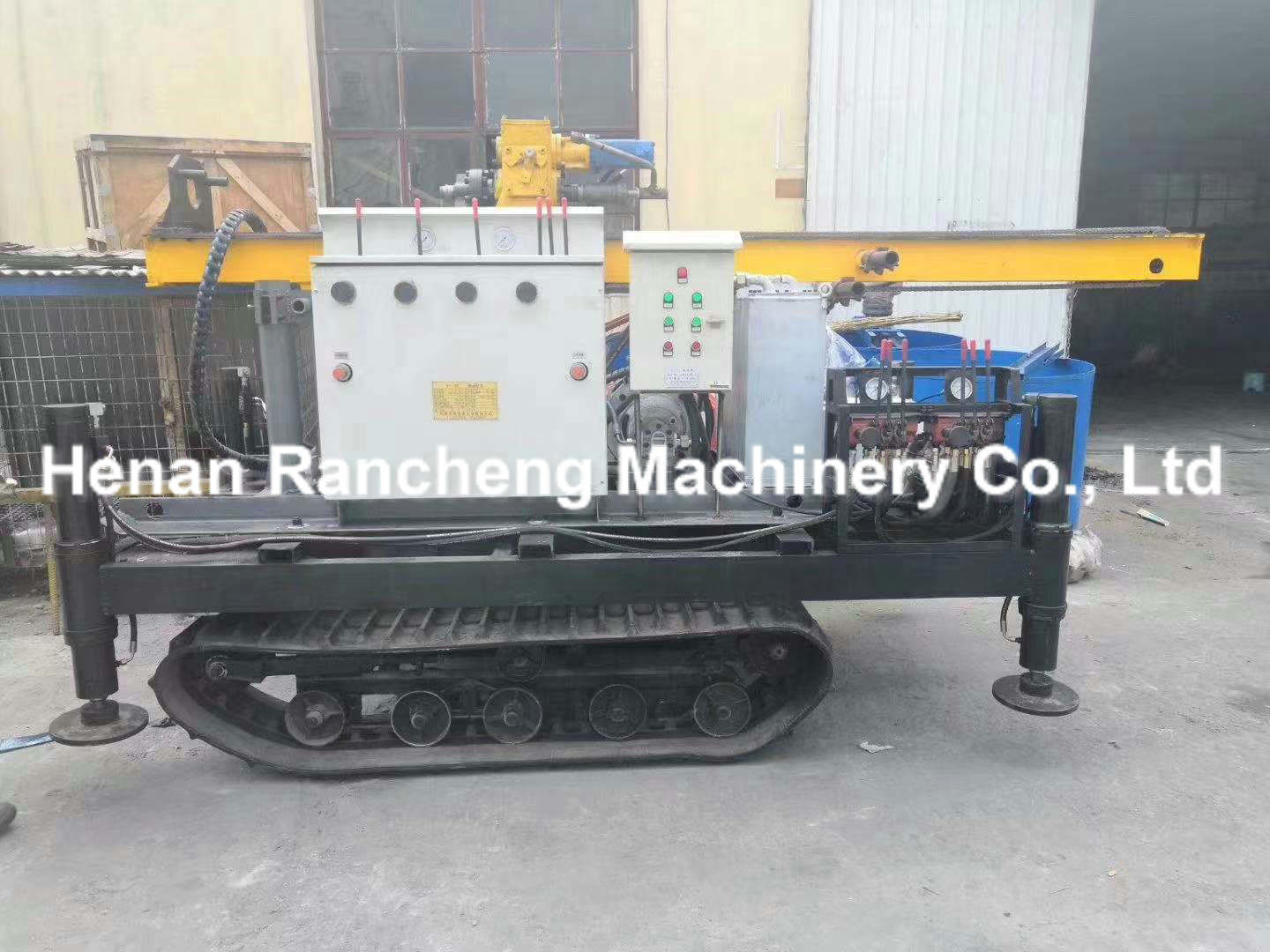 50m Depth Engineering Drilling Rig Electric Motor Crawler Mounted Drilling Rig