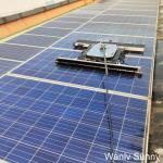 Physical Cleaning Solar Panel Cleaner for Dry or Water Cleaning of Photovoltaic