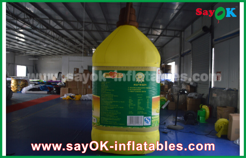 3mH Inflatable Bottle Custom Inflatable Products For Corn Oil Commercial Advertising