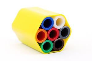 Wholesale 5/3.5mm Microduct Fiber Optic , Fibre Optic Ducting Great Impact Strength from china suppliers