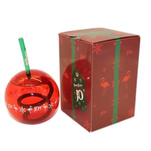 Wholesale Red Bauble Box Packaging , custom printed paper boxess, Christmas gift box 350 C1S Material from china suppliers