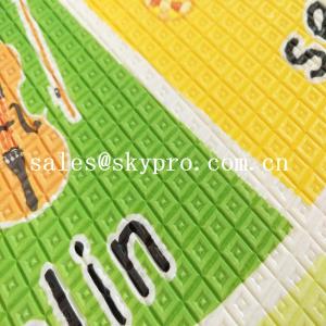 Wholesale Eco Friendly neoprene fabric roll baby toys play mats soft cartoon play mat for kids from china suppliers