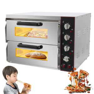 Wholesale Commercial Industrial Double Deck Electric Bakery Oven 670*680*600mm 48.5KG from china suppliers