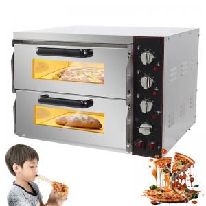 China Double Deck Pizza Oven For Professional Cake Baking 585*480*420mm on sale