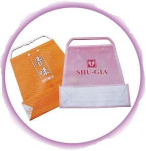 Wholesale Customized Clothing Plastic Handle Bag Promotion Shopping Bags from china suppliers