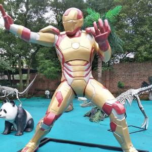 Wholesale Waterproof Custom Fiberglass Products Resin Marvel Iron Man Statue from china suppliers