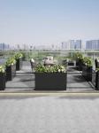 High Durability Stainless Steel Flowerpot Home Decoration Custom Color