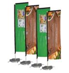 Polyester Outdoor Promotional Flag Banner