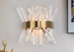 260V Gold Crystal Wall Lights