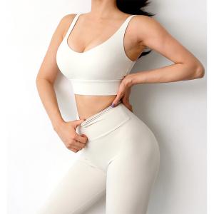 Wholesale Breathable Gym Yoga Clothes Short Sleeved Womens Gym Workout Leggings Sweat Wicking from china suppliers