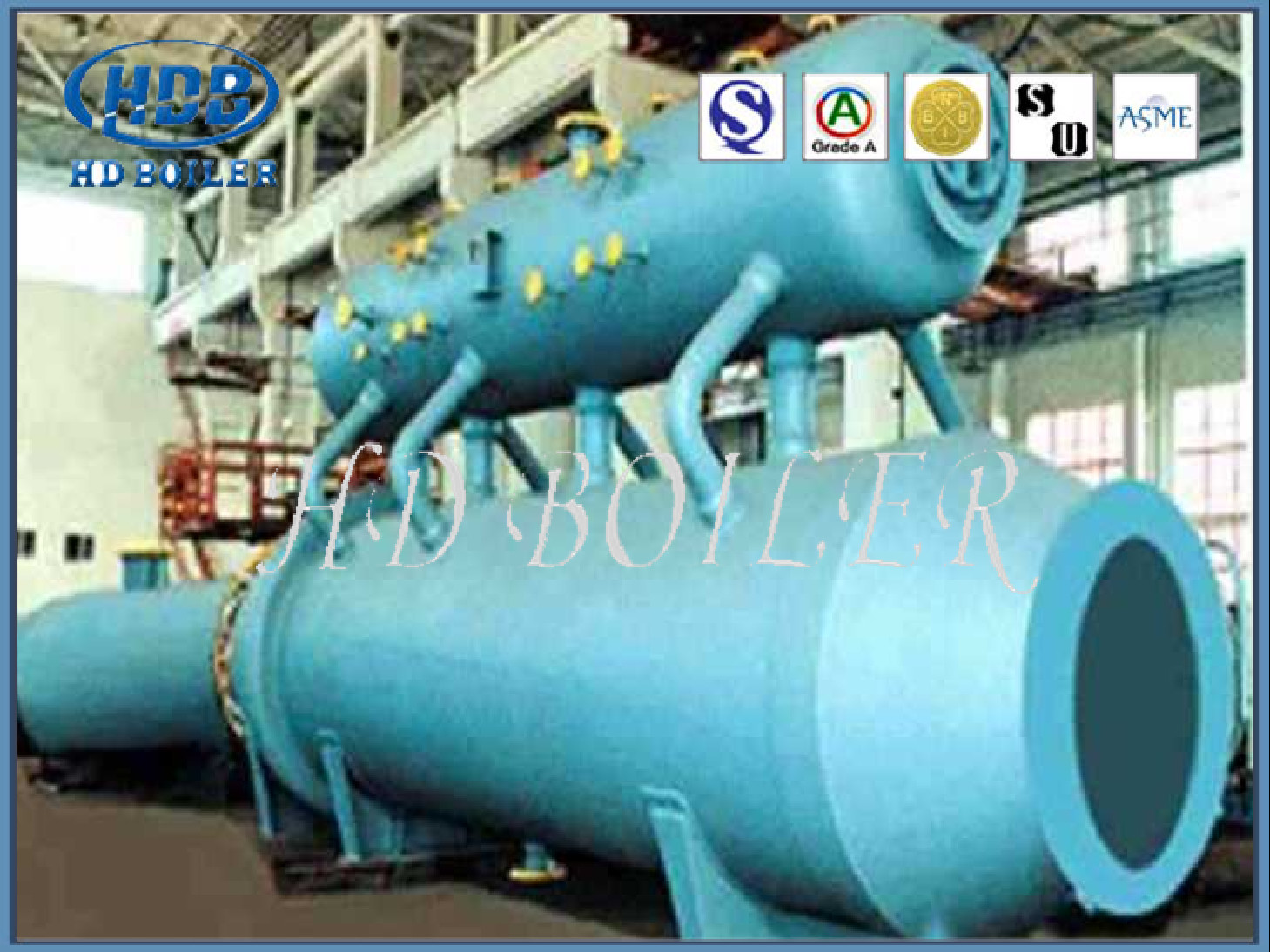 Single Drum Horizontal Coal Fired Steam Boilers , Biomass Steam Boiler