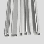 Anodized Standard Aluminium Profiles Silver Black Bronze Champagne Colors