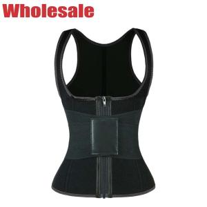 Wholesale Neoprene 3XL Compression Sweat Vest Sweat Fit Adjustable Waist Slimming Trimmer from china suppliers