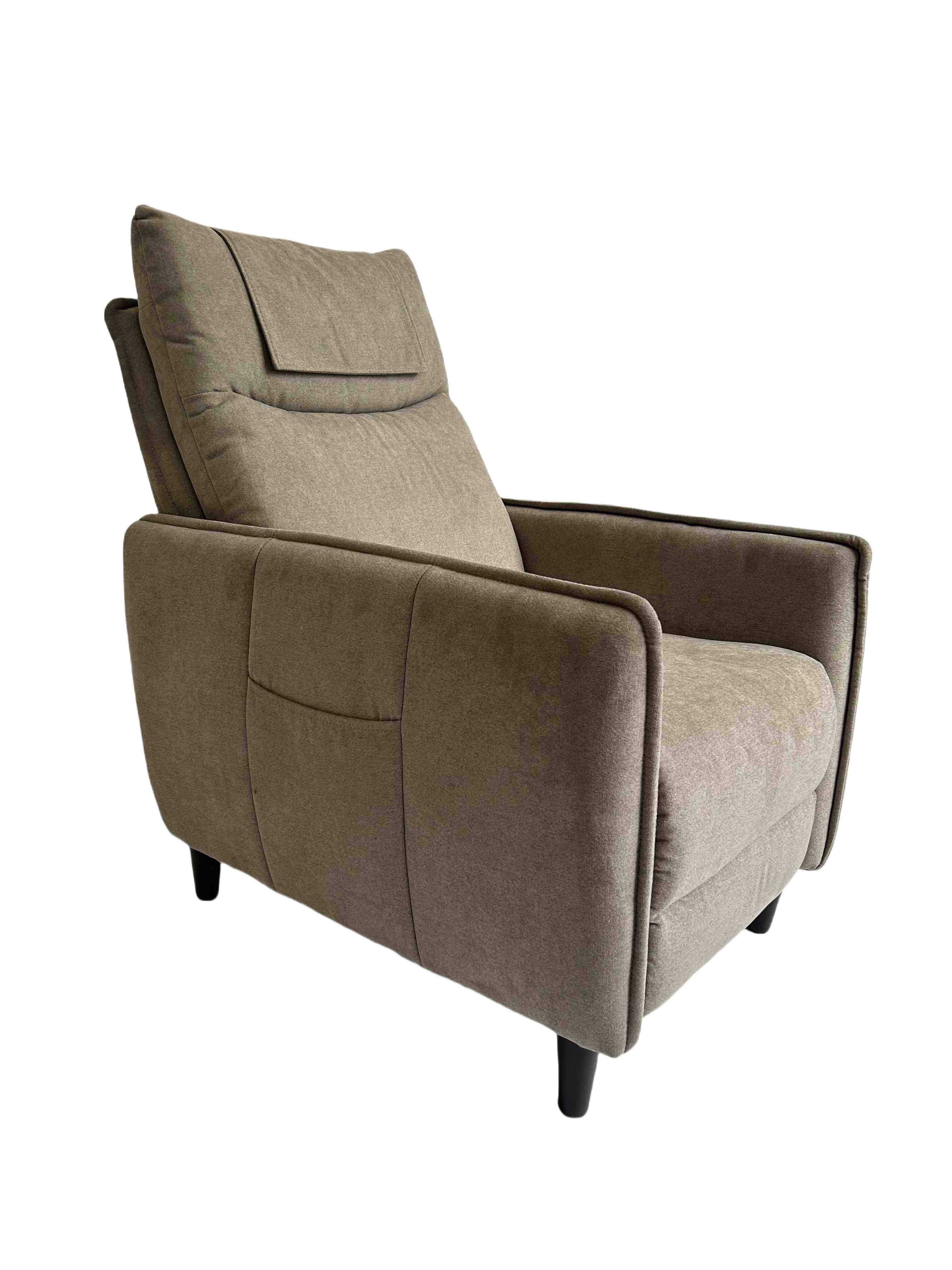 Single Push Back Recliner Chairs Great Comfortable fabric Living Room Sofa Style Modular With Cheapest Price